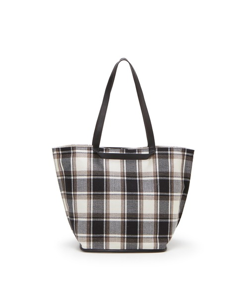 TOPKAPI（トプカピ）の「ダブル ハンドル ジャガード トート バッグ（トートバッグ・レディース・ブラック/ライム・FREE）」の5枚目の写真