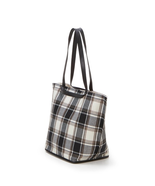 TOPKAPI（トプカピ）の「ダブル ハンドル ジャガード トート バッグ（トートバッグ・レディース・ブラック/ライム・FREE）」の7枚目の写真