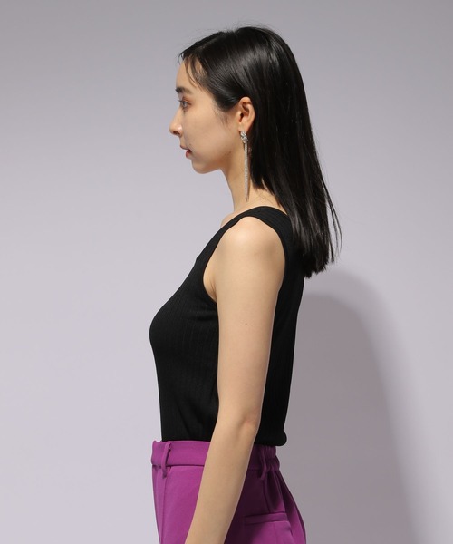 HARE（ハレ）の「2WAYニットタンクトップ(HARE)（タンクトップ・レディース・ブラック/ブルー/アイボリー・FREE）」の14枚目の写真