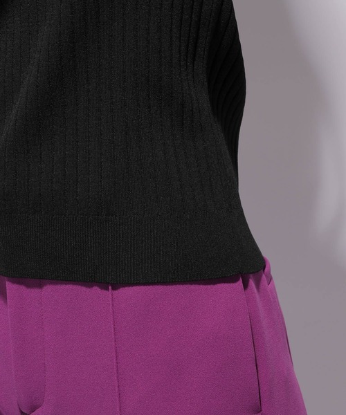 HARE（ハレ）の「2WAYニットタンクトップ(HARE)（タンクトップ・レディース・ブラック/ブルー/アイボリー・FREE）」の5枚目の写真