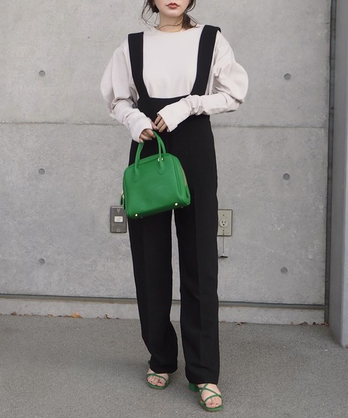 LAULEN(ローレン)の「long cuffs tops/ロングカフストップス(Tシャツ/カットソー・レディース・ホワイト/ブラック/ベージュ・FREE)」の19枚目の写真