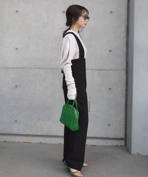 LAULEN(ローレン)の「long cuffs tops/ロングカフストップス(Tシャツ/カットソー・レディース・ホワイト/ブラック/ベージュ・FREE)」の18枚目の写真