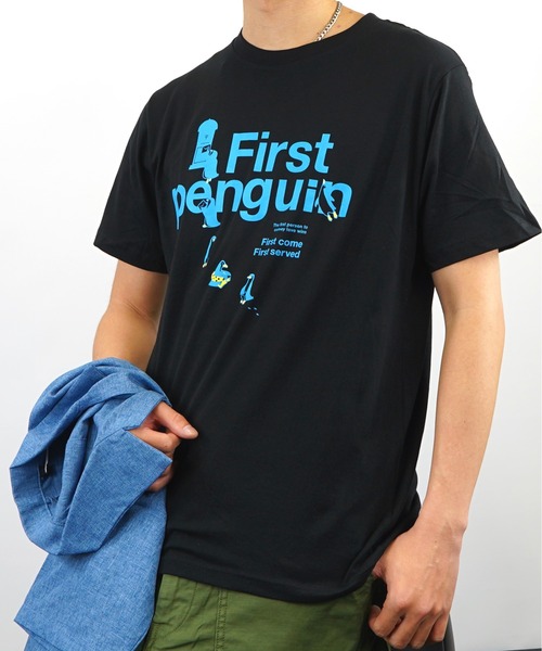 Burner(バーナー)の「【GROOVY STORE】アニマル柄プリントTシャツ(Tシャツ/カットソー・メンズ・ホワイト/ブラック系その他2/イエロー/オリーブ/サックスブルー/ブラック/ブルー/ホワイト系その他/ピンク/ブラック系その他/グリーン/ネイビー・LL/M/L)」の5枚目の写真