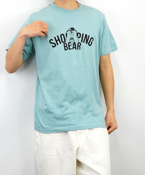 Burner(バーナー)の「【GROOVY STORE】アニマル柄プリントTシャツ(Tシャツ/カットソー・メンズ・ホワイト/ブラック系その他2/イエロー/オリーブ/サックスブルー/ブラック/ブルー/ホワイト系その他/ピンク/ブラック系その他/グリーン/ネイビー・LL/M/L)」の10枚目の写真