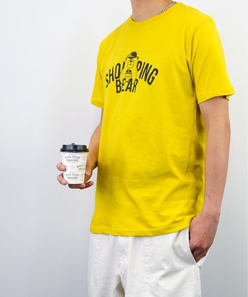 Burner(バーナー)の「【GROOVY STORE】アニマル柄プリントTシャツ(Tシャツ/カットソー・メンズ・ホワイト/ブラック系その他2/イエロー/オリーブ/サックスブルー/ブラック/ブルー/ホワイト系その他/ピンク/ブラック系その他/グリーン/ネイビー・LL/M/L)」の12枚目の写真