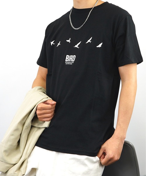 Burner(バーナー)の「【GROOVY STORE】アニマル柄プリントTシャツ(Tシャツ/カットソー・メンズ・ホワイト/ブラック系その他2/イエロー/オリーブ/サックスブルー/ブラック/ブルー/ホワイト系その他/ピンク/ブラック系その他/グリーン/ネイビー・LL/M/L)」の16枚目の写真