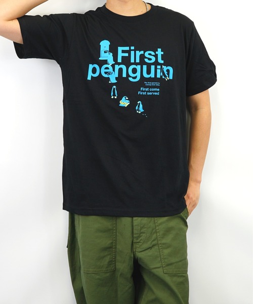 Burner(バーナー)の「【GROOVY STORE】アニマル柄プリントTシャツ(Tシャツ/カットソー・メンズ・ホワイト/ブラック系その他2/イエロー/オリーブ/サックスブルー/ブラック/ブルー/ホワイト系その他/ピンク/ブラック系その他/グリーン/ネイビー・LL/M/L)」の22枚目の写真