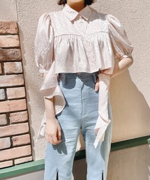 lilLilly | レオパードフリルブラウス【セットアップ対応】(シャツ/ブラウス)