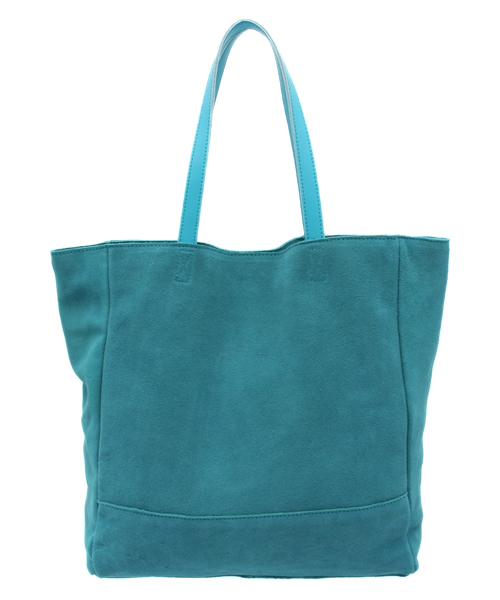 mystic（ミスティック）の「スウェードトート（トートバッグ・レディース・キャメル/エメラルド/ブラック/ライトグレー・ﾌﾘ-）」の4枚目の写真