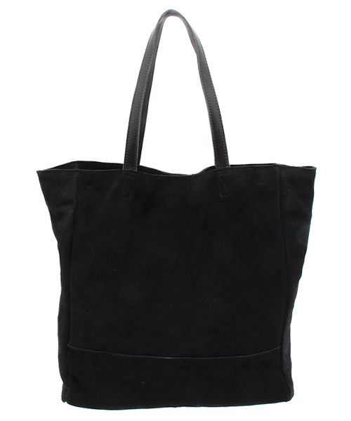 mystic（ミスティック）の「スウェードトート（トートバッグ・レディース・キャメル/エメラルド/ブラック/ライトグレー・ﾌﾘ-）」の2枚目の写真