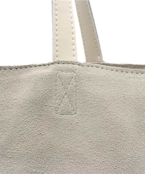 mystic（ミスティック）の「スウェードトート（トートバッグ・レディース・キャメル/エメラルド/ブラック/ライトグレー・ﾌﾘ-）」の11枚目の写真