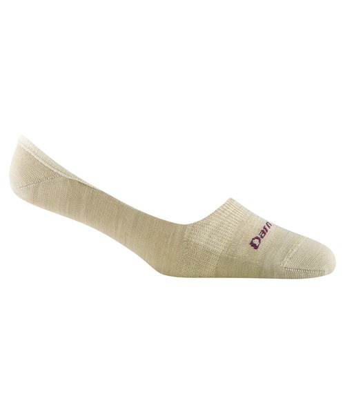 DARN TOUGH VERMONT(ダーンタフバーモント)の「【MADE IN USA】 DARN TOUGH ダーンタフ Ws 6044 トップダウンソリッド ノーショーインビシブル ライトウェイト(ソックス/靴下・レディース・オートミール/ブラック・SMALL)」の2枚目の写真