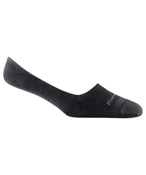 DARN TOUGH VERMONT(ダーンタフバーモント)の「【MADE IN USA】 DARN TOUGH ダーンタフ Ws 6044 トップダウンソリッド ノーショーインビシブル ライトウェイト(ソックス/靴下・レディース・オートミール/ブラック・SMALL)」の3枚目の写真