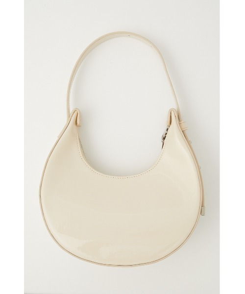 SLY（スライ）の「ENAMEL CIRCLE BAG エナメル サークル バッグ（ショルダーバッグ・レディース・ブラック/ブルー/アイボリー・FREE）」の2枚目の写真