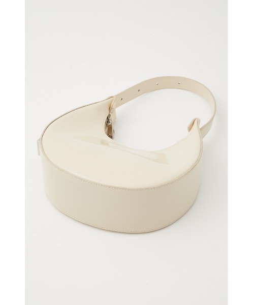 SLY（スライ）の「ENAMEL CIRCLE BAG エナメル サークル バッグ（ショルダーバッグ・レディース・ブラック/ブルー/アイボリー・FREE）」の4枚目の写真