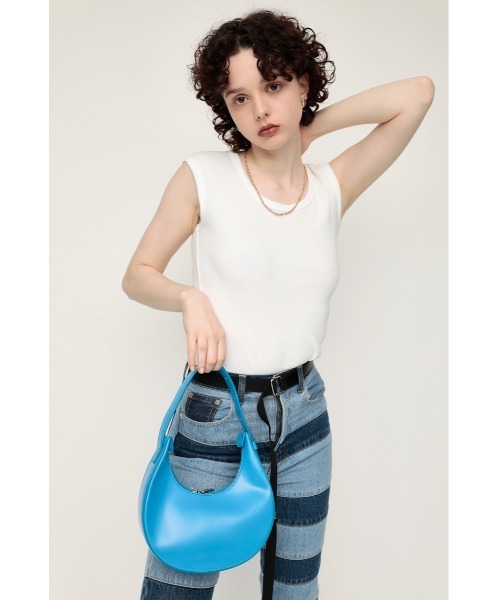 SLY（スライ）の「ENAMEL CIRCLE BAG エナメル サークル バッグ（ショルダーバッグ・レディース・ブラック/ブルー/アイボリー・FREE）」の19枚目の写真