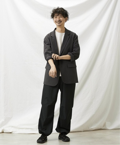 JOURNAL STANDARD relume(ジャーナルスタンダード レリューム)の「TOP STRETCH RELAX オーバーサイズジャケット(テーラードジャケット・メンズ・ベージュ/グレー/ブラウン・SMALL/MEDIUM/LARGE)」の13枚目の写真