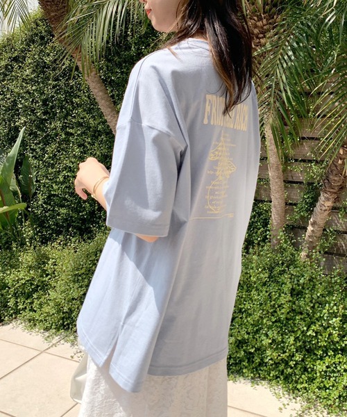 OLIVE des OLIVE(オリーブデオリーブ)の「フルーツビッグTシャツ(Tシャツ/カットソー・レディース・ホワイト/サックスブルー/ピンク/スミクロ・FREE)」の11枚目の写真