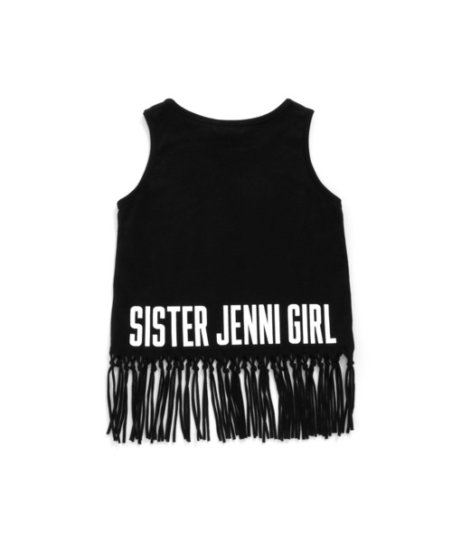 SISTER JENNI（SISTER JENNI）の「フリンジロゴタンクトップ（タンクトップ・キッズ・ブラック/チェリーピンク/パープル・160cm/140cm/150cm/130cm）」の10枚目の写真