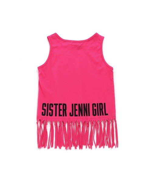 SISTER JENNI（SISTER JENNI）の「フリンジロゴタンクトップ（タンクトップ・キッズ・ブラック/チェリーピンク/パープル・160cm/140cm/150cm/130cm）」の14枚目の写真