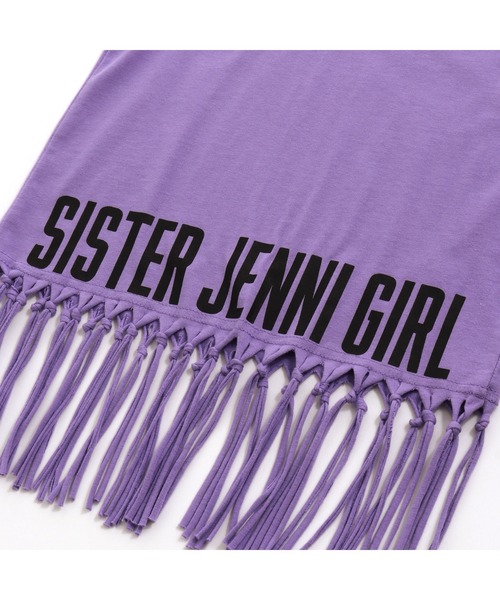 SISTER JENNI（SISTER JENNI）の「フリンジロゴタンクトップ（タンクトップ・キッズ・ブラック/チェリーピンク/パープル・160cm/140cm/150cm/130cm）」の18枚目の写真