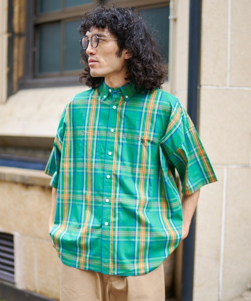 U.S. POLO ASSN.(ユーエスポロアッスン)の「マドラスチェック半袖ボタンダウンシャツ(シャツ/ブラウス・メンズ・グリーン/ブルー/ネイビー・LARGE/MEDIUM)」の18枚目の写真