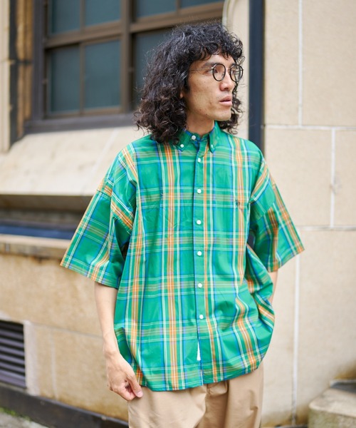 U.S. POLO ASSN.(ユーエスポロアッスン)の「マドラスチェック半袖ボタンダウンシャツ(シャツ/ブラウス・メンズ・グリーン/ブルー/ネイビー・LARGE/MEDIUM)」の19枚目の写真