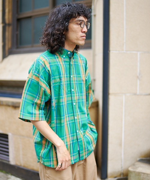 U.S. POLO ASSN.(ユーエスポロアッスン)の「マドラスチェック半袖ボタンダウンシャツ(シャツ/ブラウス・メンズ・グリーン/ブルー/ネイビー・LARGE/MEDIUM)」の20枚目の写真