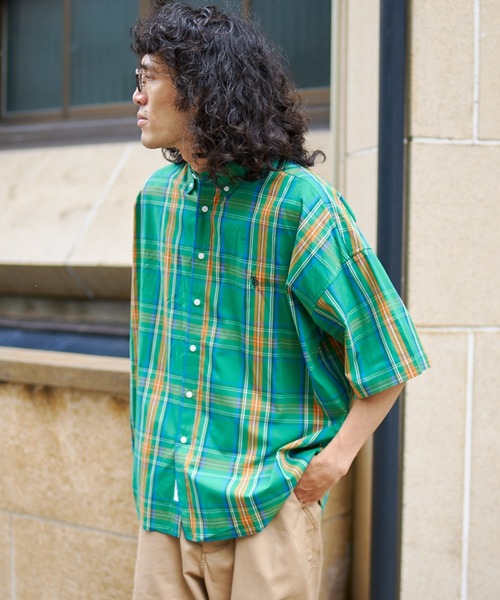 U.S. POLO ASSN.(ユーエスポロアッスン)の「マドラスチェック半袖ボタンダウンシャツ(シャツ/ブラウス・メンズ・グリーン/ブルー/ネイビー・LARGE/MEDIUM)」の22枚目の写真