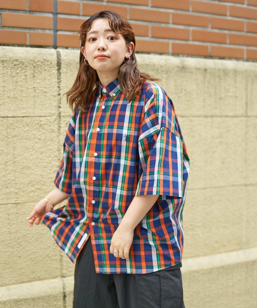 U.S. POLO ASSN.(ユーエスポロアッスン)の「マドラスチェック半袖ボタンダウンシャツ(シャツ/ブラウス・メンズ・グリーン/ブルー/ネイビー・LARGE/MEDIUM)」の7枚目の写真