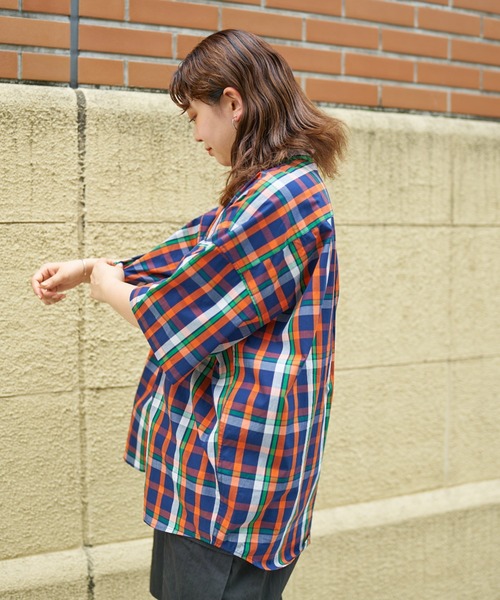 U.S. POLO ASSN.(ユーエスポロアッスン)の「マドラスチェック半袖ボタンダウンシャツ(シャツ/ブラウス・メンズ・グリーン/ブルー/ネイビー・LARGE/MEDIUM)」の8枚目の写真