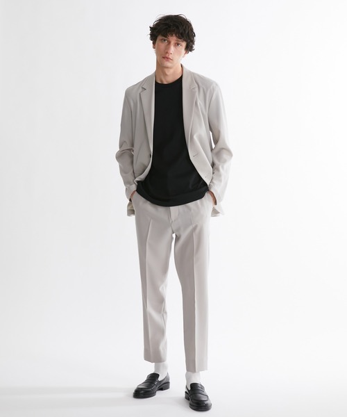 UNITED TOKYO（ユナイテッドトウキョウ）の「relaction ライトジャケット│セットアップ対応（セットアップ・メンズ・ダークグレー/ブラック/ライトベージュ・1/2/3）」の11枚目の写真