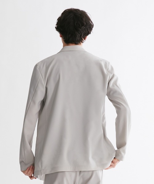 UNITED TOKYO（ユナイテッドトウキョウ）の「relaction ライトジャケット│セットアップ対応（セットアップ・メンズ・ダークグレー/ブラック/ライトベージュ・1/2/3）」の10枚目の写真