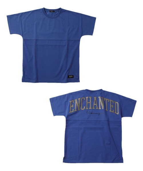 GLAZOS（グラソス）の「接触冷感・ドルマンスリーブバックプリント半袖Tシャツ（Tシャツ/カットソー・キッズ・ブルー/ブラック/ホワイト/パープル/グリーン・150cm/130cm/140cm/170cm/160cm）」の4枚目の写真