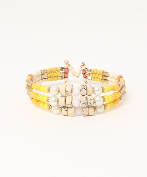 チャイハネ（チャイハネ）の「【チャイハネ】ネイティアピバングル（バングル/リストバンド・レディース・ホワイト/ブラック/パープル/ブラウン/レッド/イエロー/オレンジ/グリーン/その他1/その他2・FREE）」の6枚目の写真