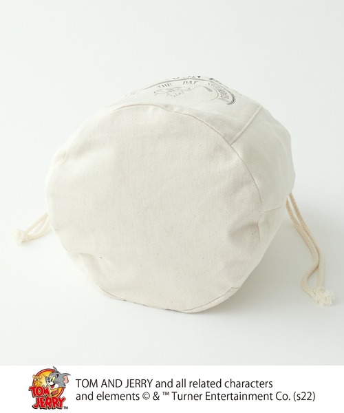 Tom&Jerry(トムアンドジェリー)の「TOM and JERRY/トムとジェリー巾着BAG(ハンドバッグ・レディース・グレー/ナチュラル・FREE)」の17枚目の写真