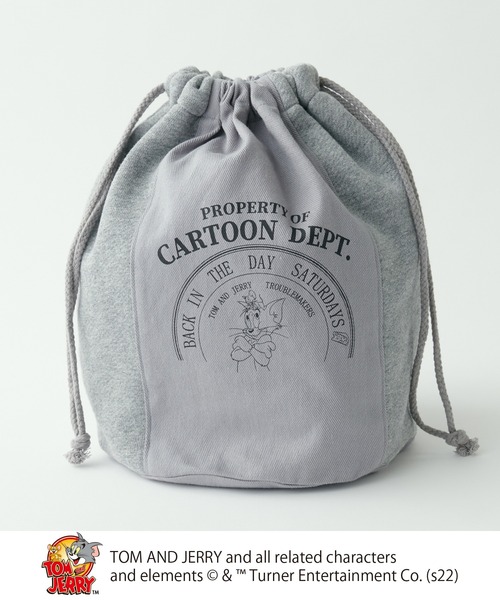 Tom&Jerry(トムアンドジェリー)の「TOM and JERRY/トムとジェリー巾着BAG(ハンドバッグ・レディース・グレー/ナチュラル・FREE)」の12枚目の写真