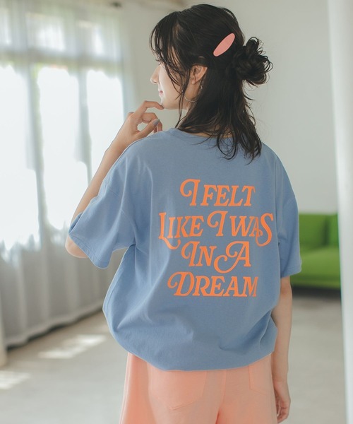 repipi armario（レピピ アルマリオ）の「バックロゴコクーンTシャツ（Tシャツ/カットソー・キッズ・ホワイト/グレー系その他/ブルー系その他/オレンジ系その他・MEDIUM/LARGE）」の3枚目の写真