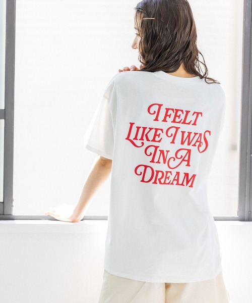 repipi armario（レピピ アルマリオ）の「バックロゴコクーンTシャツ（Tシャツ/カットソー・キッズ・ホワイト/グレー系その他/ブルー系その他/オレンジ系その他・MEDIUM/LARGE）」の2枚目の写真