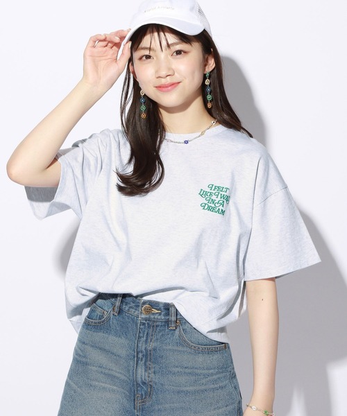 repipi armario（レピピ アルマリオ）の「バックロゴコクーンTシャツ（Tシャツ/カットソー・キッズ・ホワイト/グレー系その他/ブルー系その他/オレンジ系その他・MEDIUM/LARGE）」の16枚目の写真