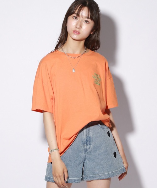 repipi armario（レピピ アルマリオ）の「バックロゴコクーンTシャツ（Tシャツ/カットソー・キッズ・ホワイト/グレー系その他/ブルー系その他/オレンジ系その他・MEDIUM/LARGE）」の20枚目の写真