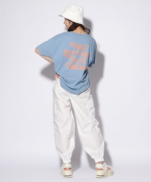 repipi armario（レピピ アルマリオ）の「バックロゴコクーンTシャツ（Tシャツ/カットソー・キッズ・ホワイト/グレー系その他/ブルー系その他/オレンジ系その他・MEDIUM/LARGE）」の22枚目の写真