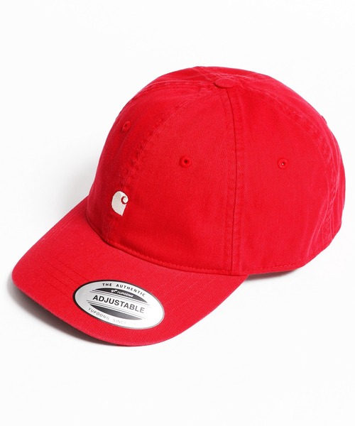 Carhartt WIP（カーハートダブリューアイピー）の「Carhartt WIP/カーハートダブリューアイピー MADISON LOGO CAP ベースボールキャップ（キャップ・メンズ・ダークネイビー/カーキ/ベージュ/ブラック/ナチュラル/ピンク/レッド/ライトブルー/ブルー/ホワイト/ライトベージュ/ブラック系/ブラウン/オリーブ・ONE SIZE）」の14枚目の写真