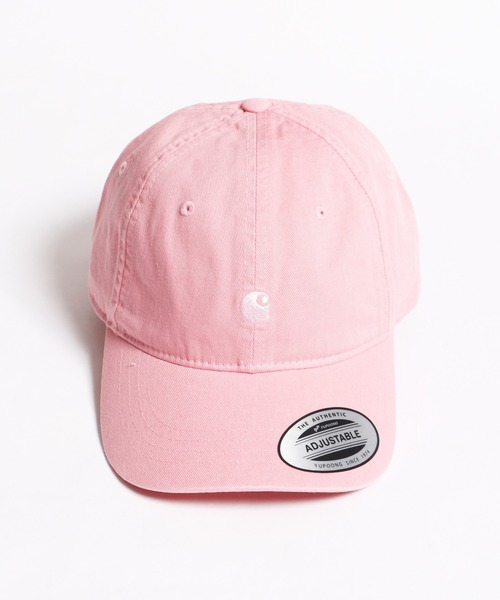 Carhartt WIP（カーハートダブリューアイピー）の「Carhartt WIP/カーハートダブリューアイピー MADISON LOGO CAP ベースボールキャップ（キャップ・メンズ・ダークネイビー/カーキ/ベージュ/ブラック/ナチュラル/ピンク/レッド/ライトブルー/ブルー/ホワイト/ライトベージュ/ブラック系/ブラウン/オリーブ・ONE SIZE）」の13枚目の写真