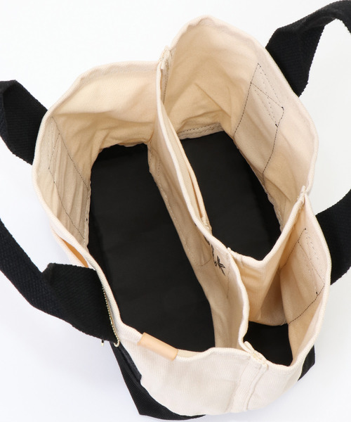 LBC（エルビーシー）の「キャンバス仕切りミニトートバッグ（トートバッグ・レディース・ブラック/グリーン/その他/ダークグレー・FREE）」の14枚目の写真