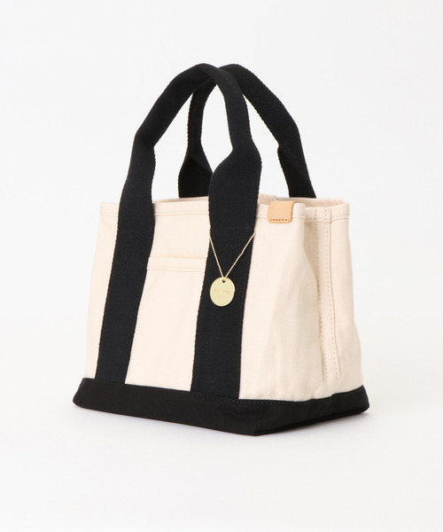 LBC（エルビーシー）の「キャンバス仕切りミニトートバッグ（トートバッグ・レディース・ブラック/グリーン/その他/ダークグレー・FREE）」の5枚目の写真