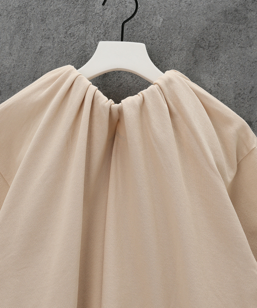 MARTINE ROSE（マーティンローズ）の「【MARTINE ROSE / マーティンローズ】TUCK NECK SS ポロシャツ（ポロシャツ・メンズ・ホワイト系その他・SMALL）」の6枚目の写真