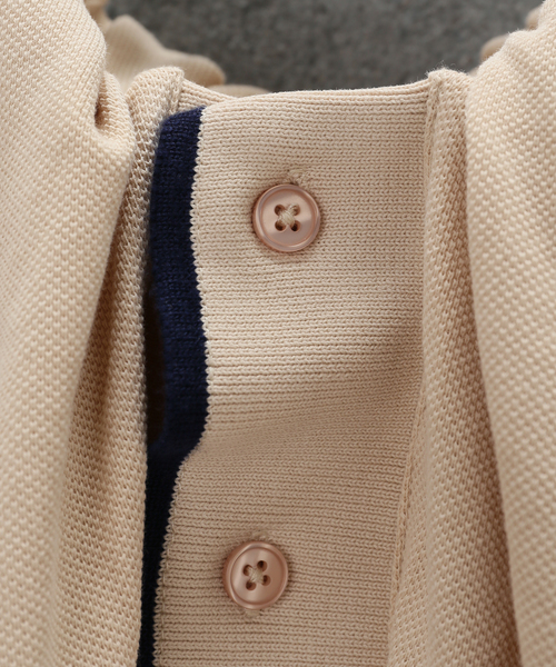 MARTINE ROSE（マーティンローズ）の「【MARTINE ROSE / マーティンローズ】TUCK NECK SS ポロシャツ（ポロシャツ・メンズ・ホワイト系その他・SMALL）」の9枚目の写真