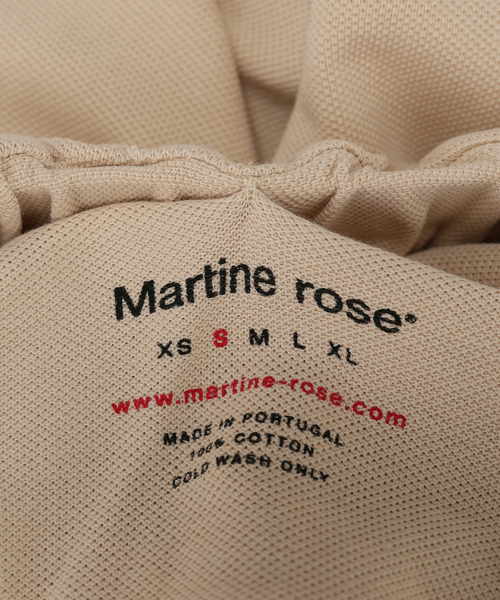 MARTINE ROSE（マーティンローズ）の「【MARTINE ROSE / マーティンローズ】TUCK NECK SS ポロシャツ（ポロシャツ・メンズ・ホワイト系その他・SMALL）」の13枚目の写真