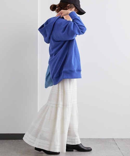 PUAL CE CIN（ピュアルセシン）の「裏起毛フードブルゾン（ブルゾン・レディース・ブルー系/イエロー/ブラック/ピンク/グレイッシュベージュ/ベージュ・FREE）」の22枚目の写真